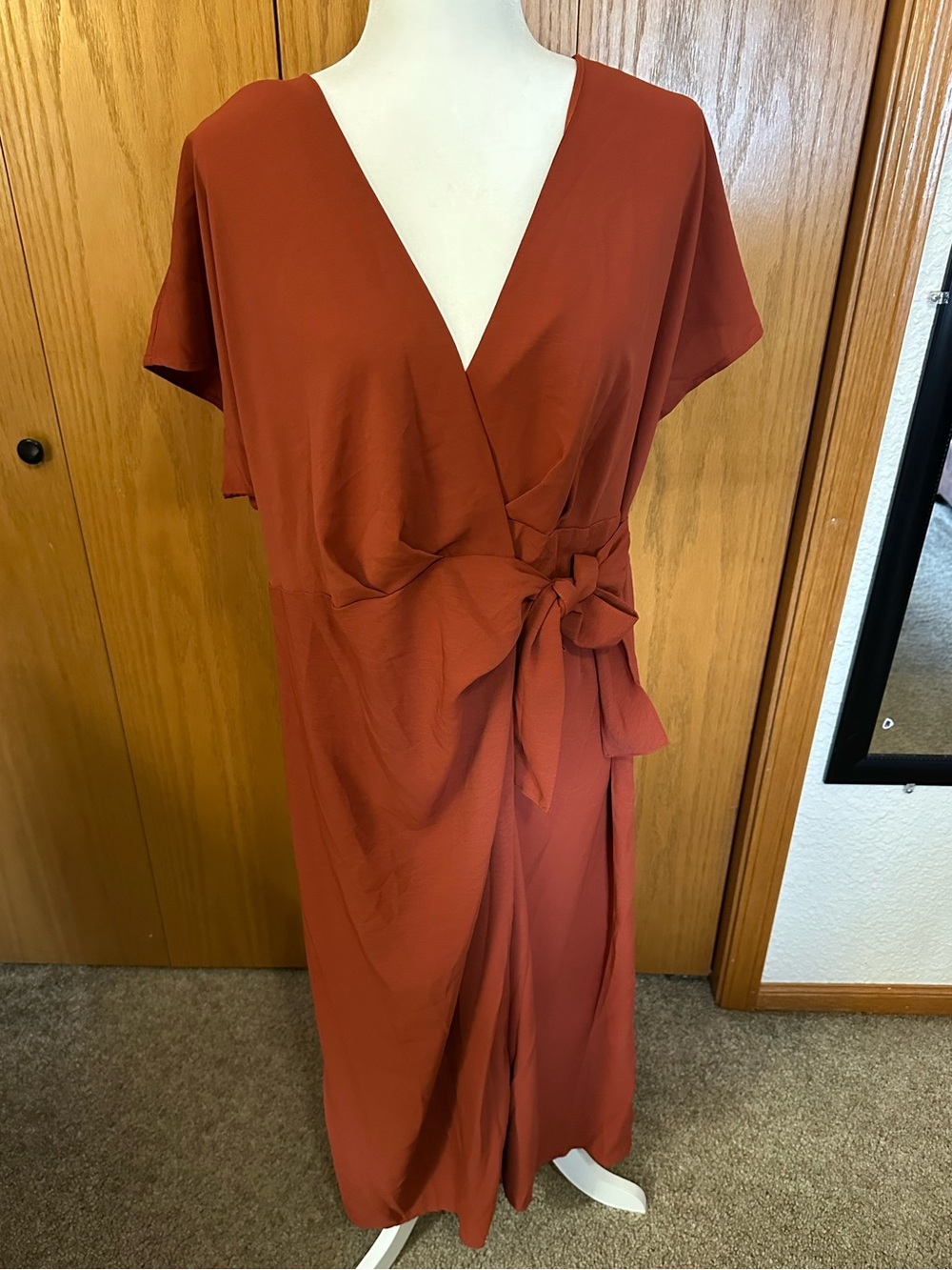 SHEIN Curve Women’s 0XL Wrap Dress